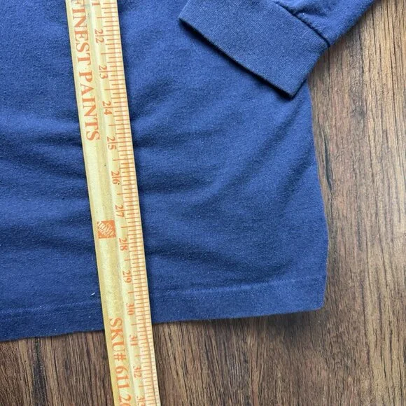 Patagonia Men’s Navy Blue Long Sleeve P-6 Logo Responsibili-Tee Size Extra Large - Picture 6 of 6